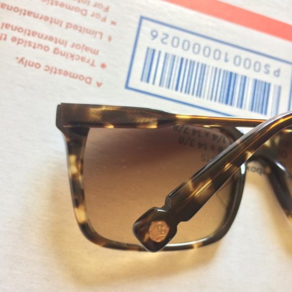 NEW Jason Wu HADLEY acetate frame tortoise gold owl logo unisex sunglasses NWOT main image 6